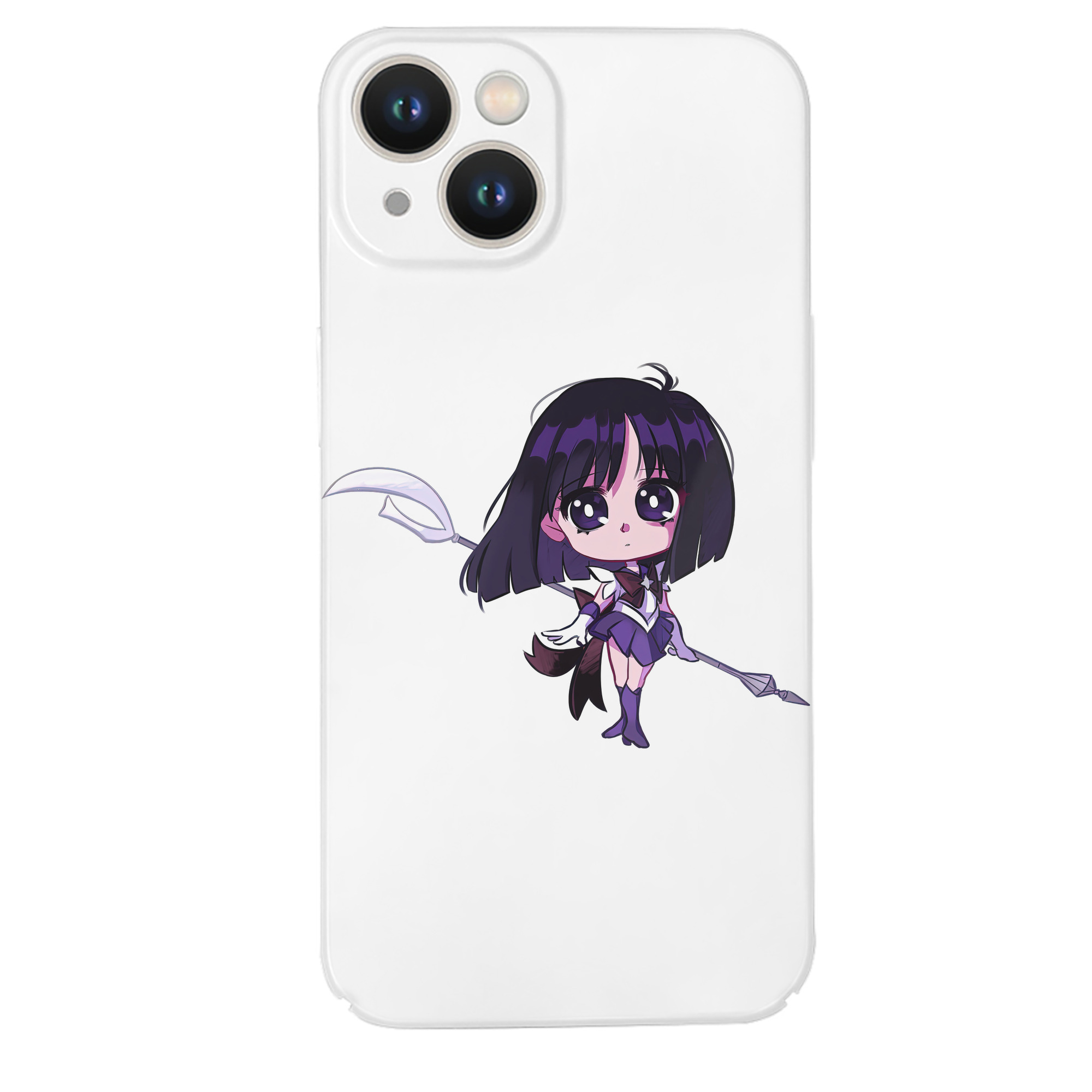 （画像用） 美少女戦士セーラームーン 土萠ほたる Sailor Moon Tomoe Hotaru （セーラーサターン；Sailor Saturn） 【iPhone 14シリーズ対応】ハードケース